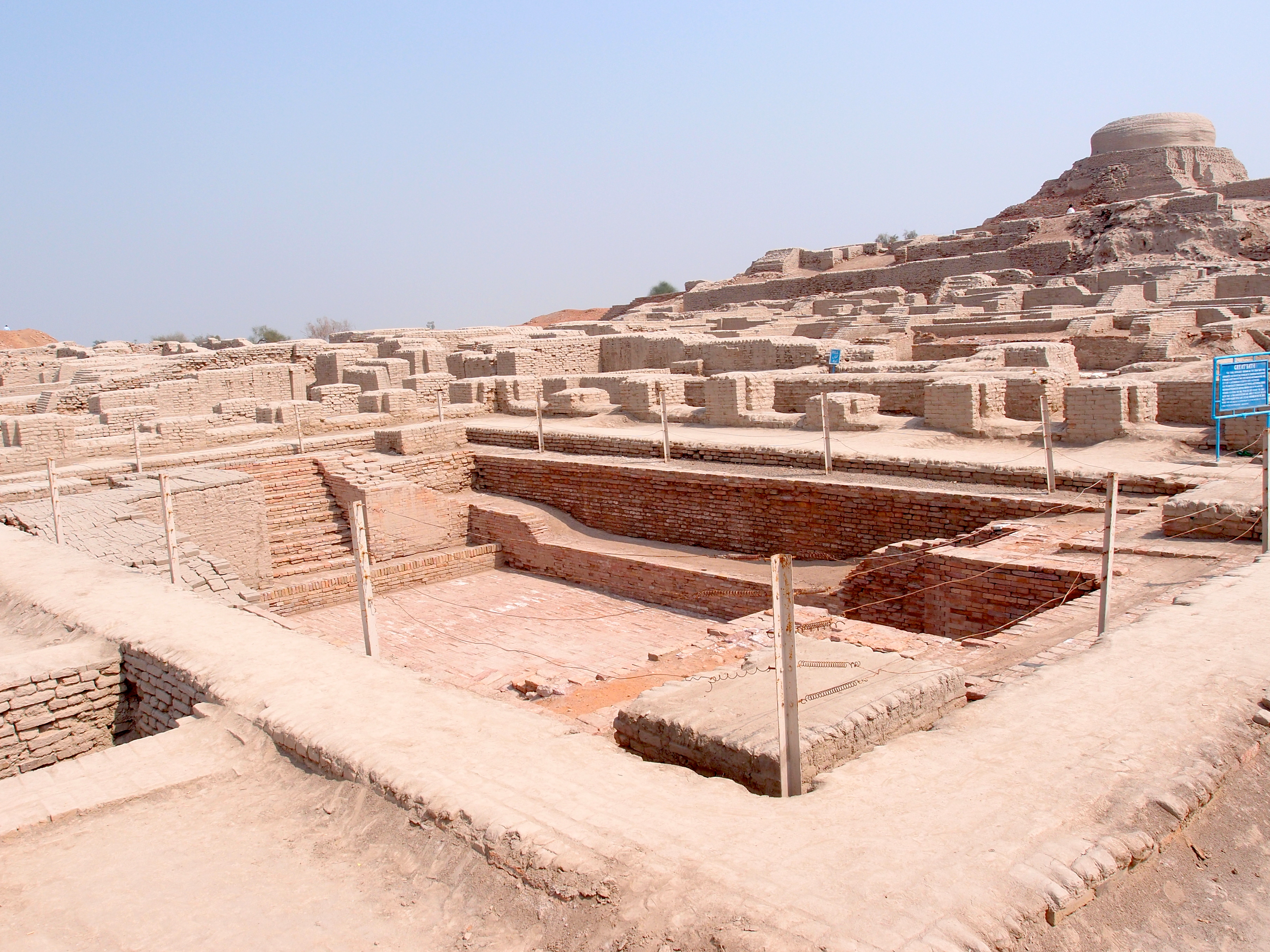 Mohenjo-daro archaeological ruins in Sindh, Pakistan