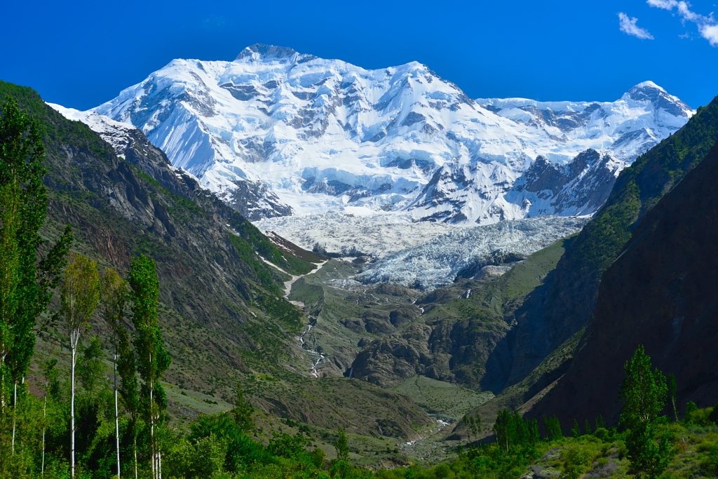 Nanga Parbat mountain massif in northern Pakistan