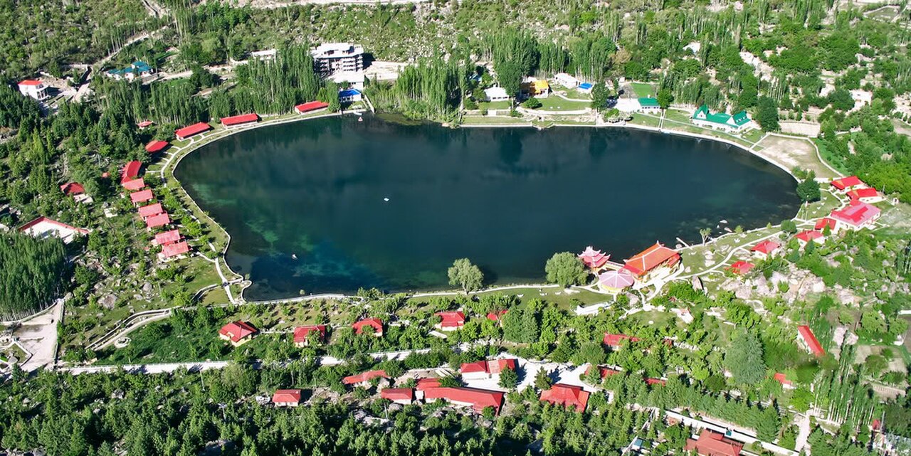 Shangrila Resort and Lower Kachura Lake near Skardu